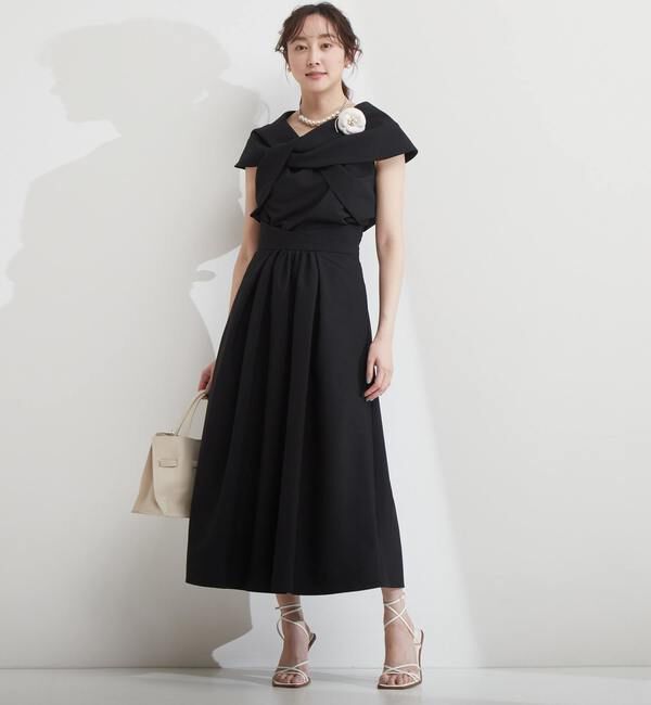 TIARA「タックフレアロングスカート」|スカート|