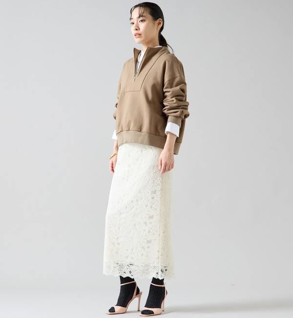 TIARA「Iラインレースタイトスカート」|スカート|