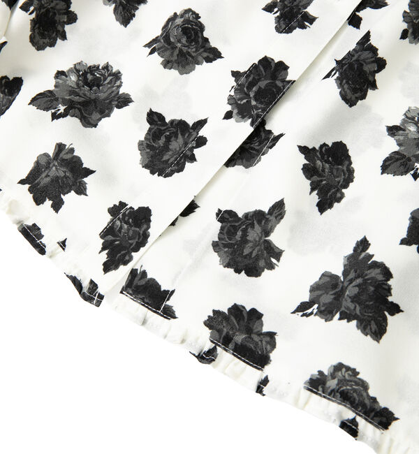 TIARA「オールドローズプリントボウリボン付きワンピース」|ワンピース|