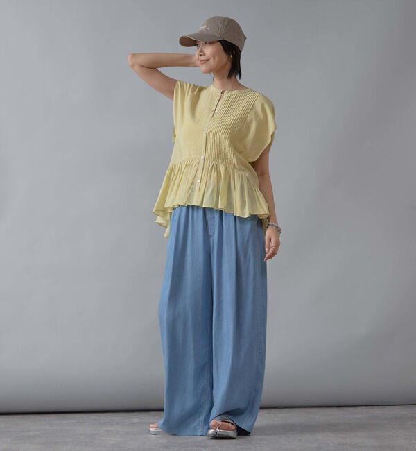 Liesse「イージータックデニムパンツ」|デニム|