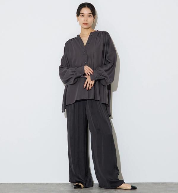 Liesse「フィブリルツイルワイドパンツ」|その他|