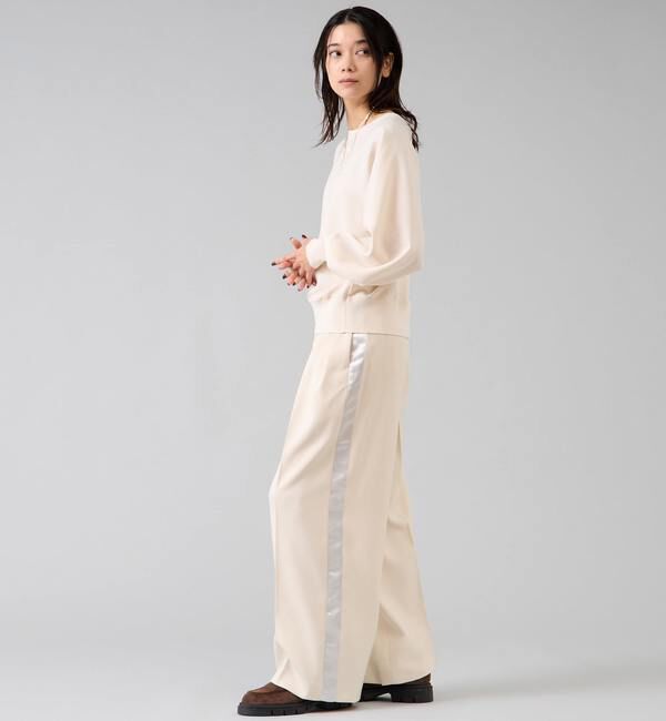 Liesse「【定番】布帛コンビニットトップス」|ニット・セーター|