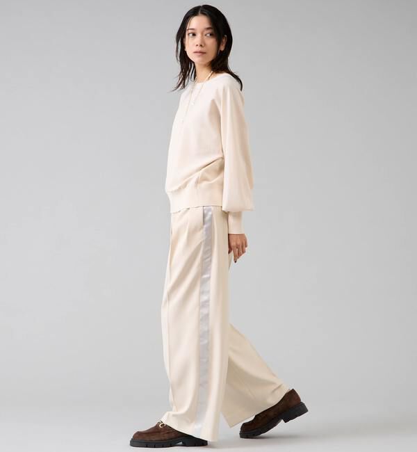 Liesse「【定番】布帛コンビニットトップス」|ニット・セーター|