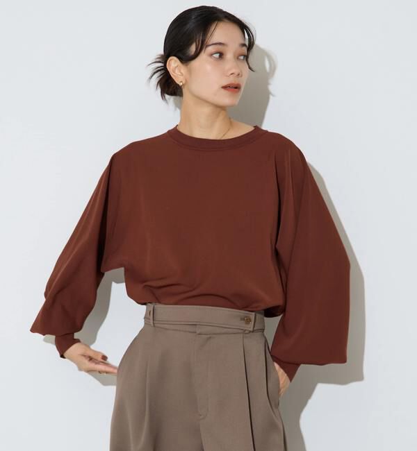 Liesse「【定番】布帛コンビニットトップス」|ニット・セーター|