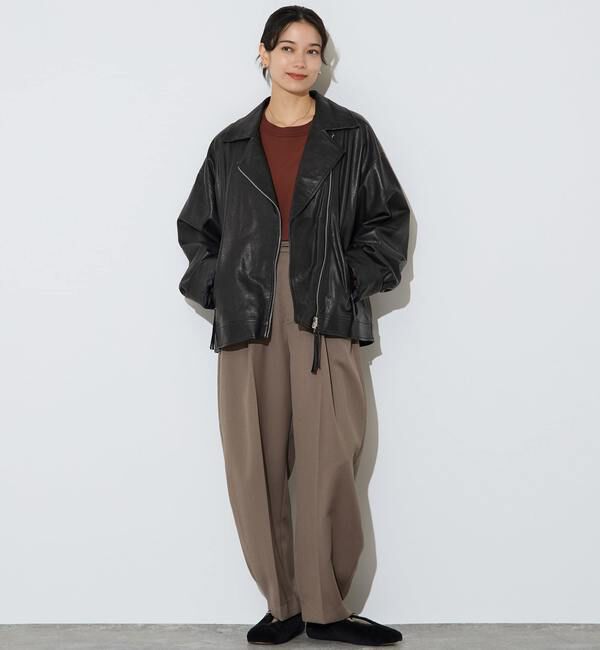 Liesse「【定番】布帛コンビニットトップス」|ニット・セーター|