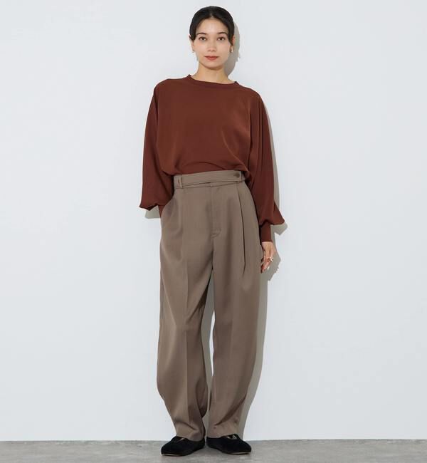 Liesse「【定番】布帛コンビニットトップス」|ニット・セーター|