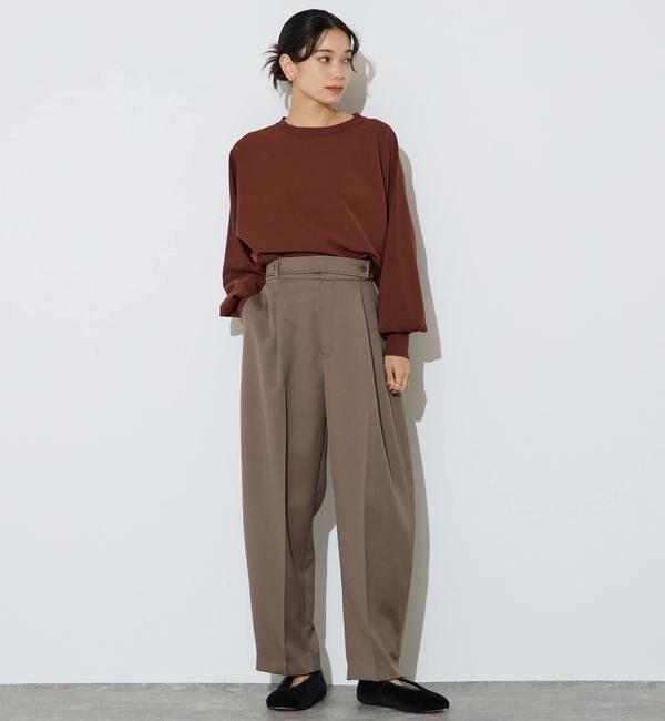 Liesse「【定番】布帛コンビニットトップス」|ニット・セーター|