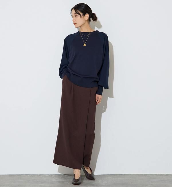 Liesse「【定番】布帛コンビニットトップス」|ニット・セーター|