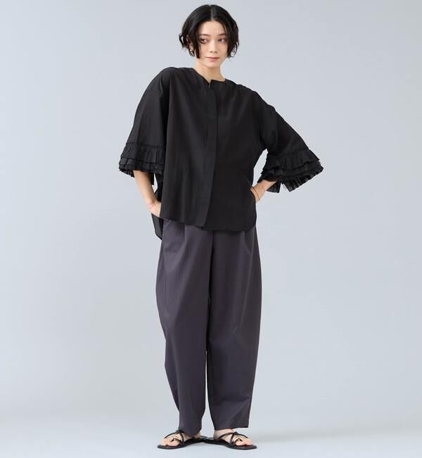 Liesse「麻調カーブパンツ」|その他|