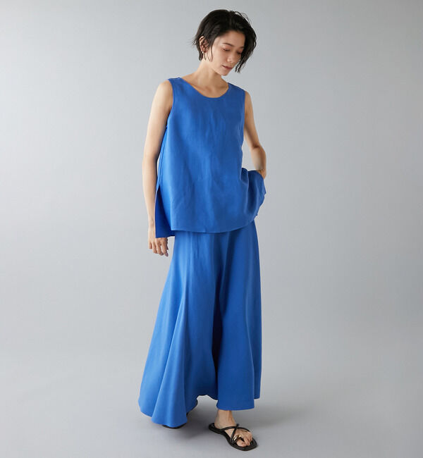 Liesse「レーヨン/リネンバイヤスロングスカート」|スカート|