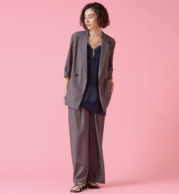 Liesse「《定番》高機能素材ギャザーイージーパンツ」|その他|