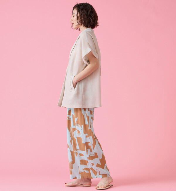 Liesse「スリーブレスジャケット」|テーラードジャケット|