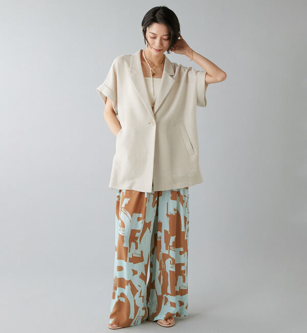 Liesse「スリーブレスジャケット」|テーラードジャケット|