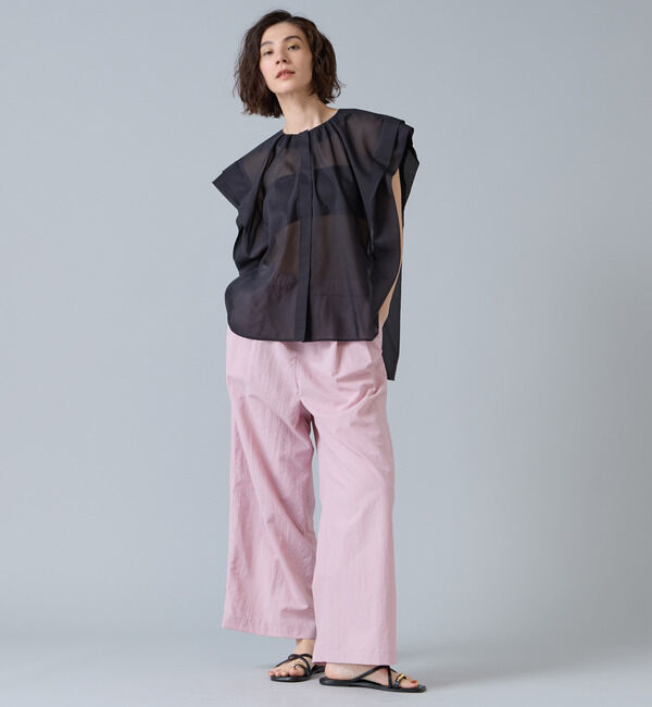 Liesse「シアーフリルブラウス」|シャツ・ブラウス|