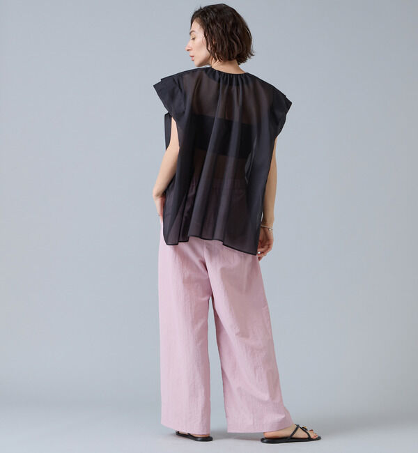 Liesse「シアーフリルブラウス」|シャツ・ブラウス|