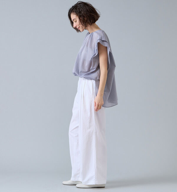 Liesse「シアーフリルブラウス」|シャツ・ブラウス|