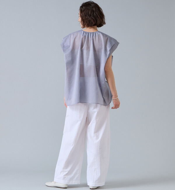 Liesse「シアーフリルブラウス」|シャツ・ブラウス|