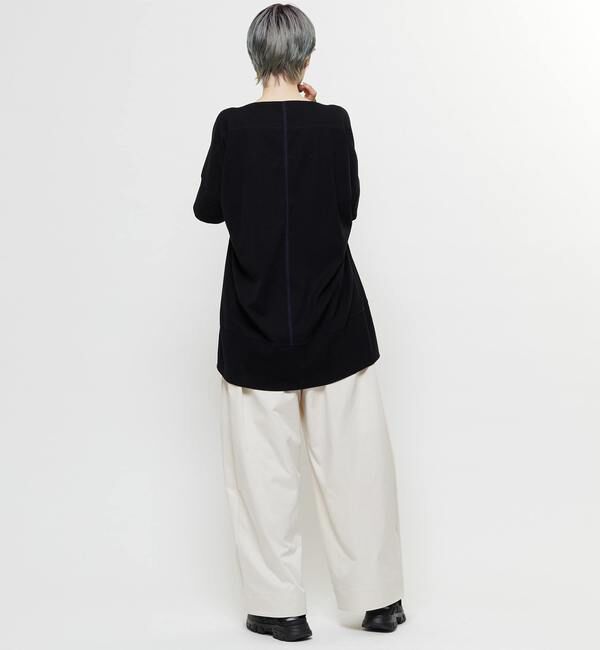 Soffitto「【nota della mano sinistra（ノータ デラ マノ シニストラ）】センター切替スリットBIGトップス」|Tシャツ・カットソー|