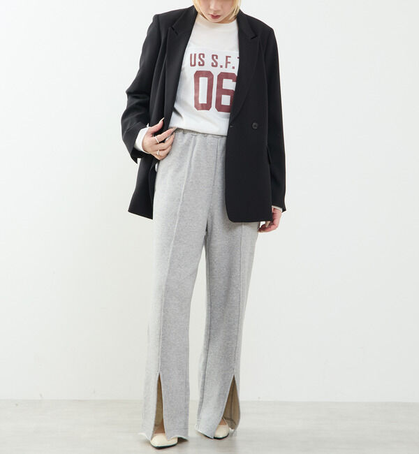 SOFFITTO「ピークドラペルジャケット」|テーラードジャケット|