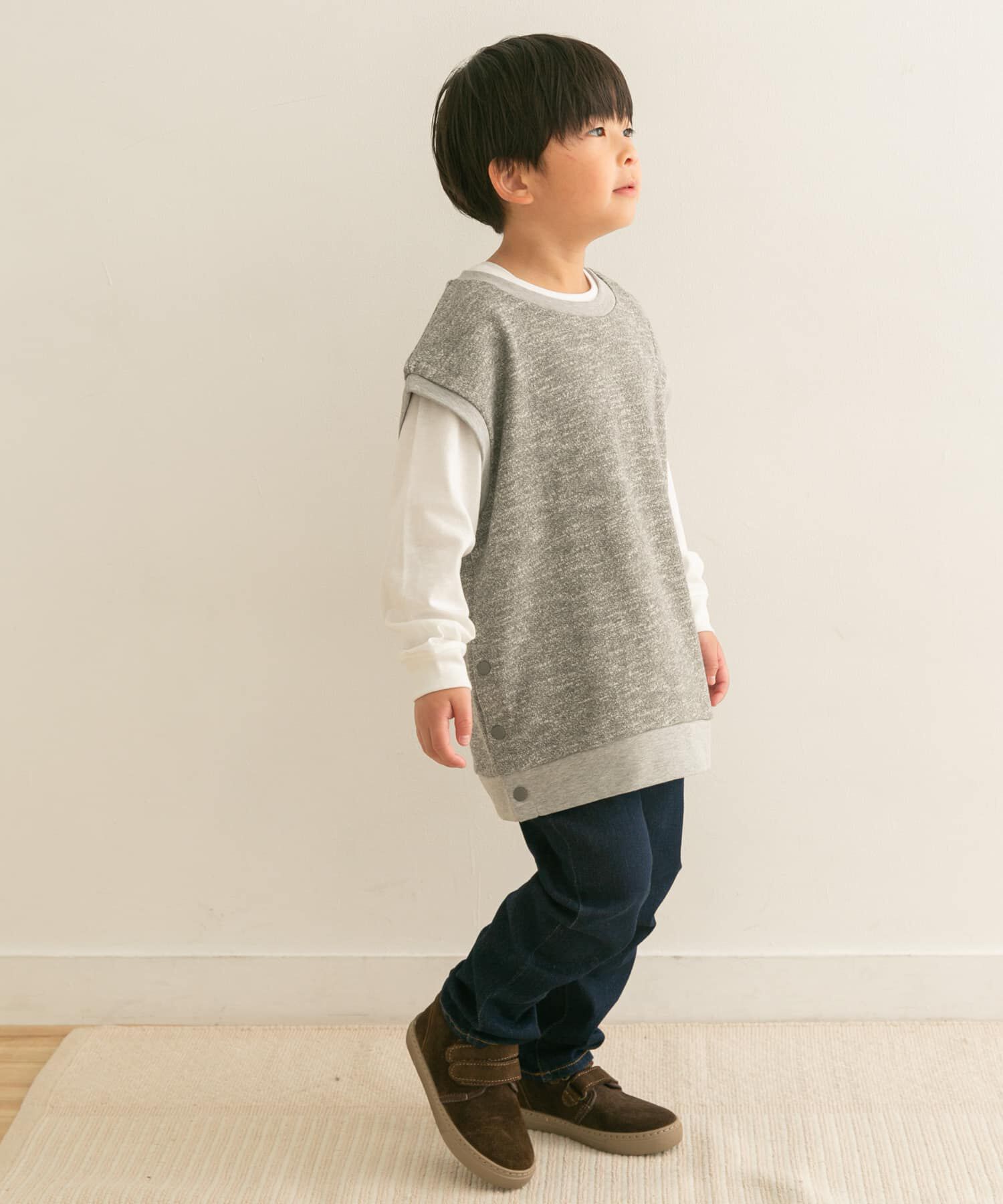 URBAN RESEARCH DOORS「クルーネックミニ裏毛ベスト(KIDS)」|その他|