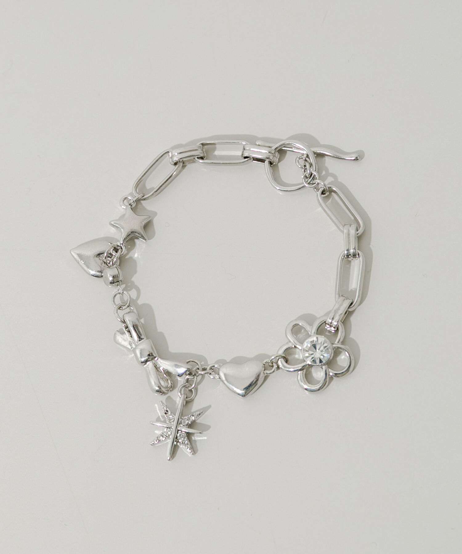 SMELLY「メタルチェーンモチーフマンテルブレスレット」|ブレスレット・バングル|シルバー