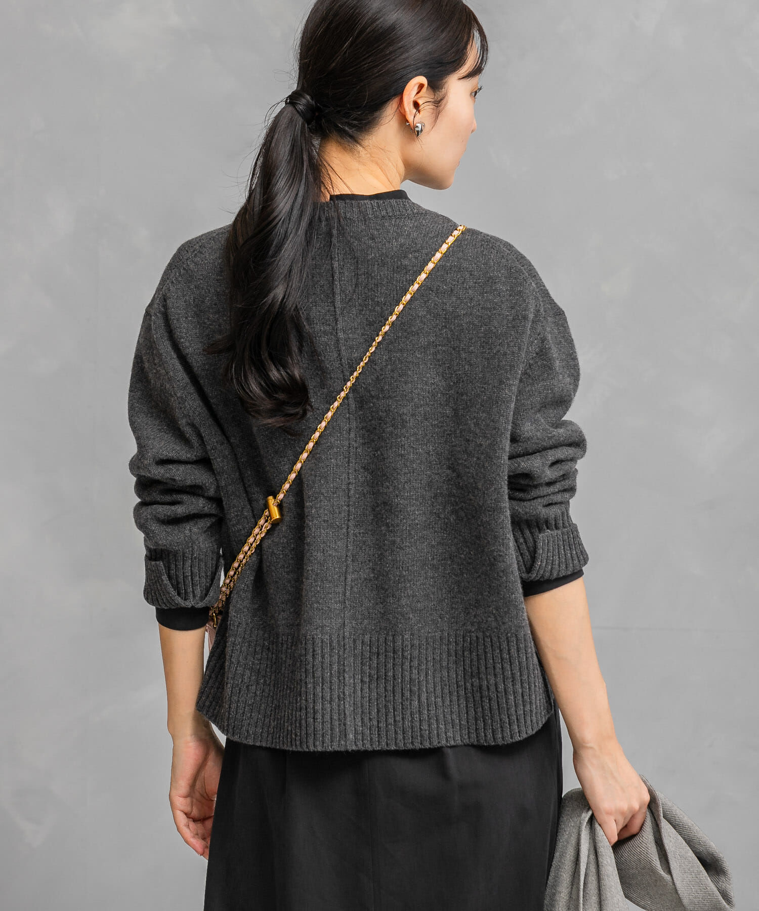 URBAN RESEARCH ROSSO「エクストラファインシームデザインニット」|ニット・セーター|