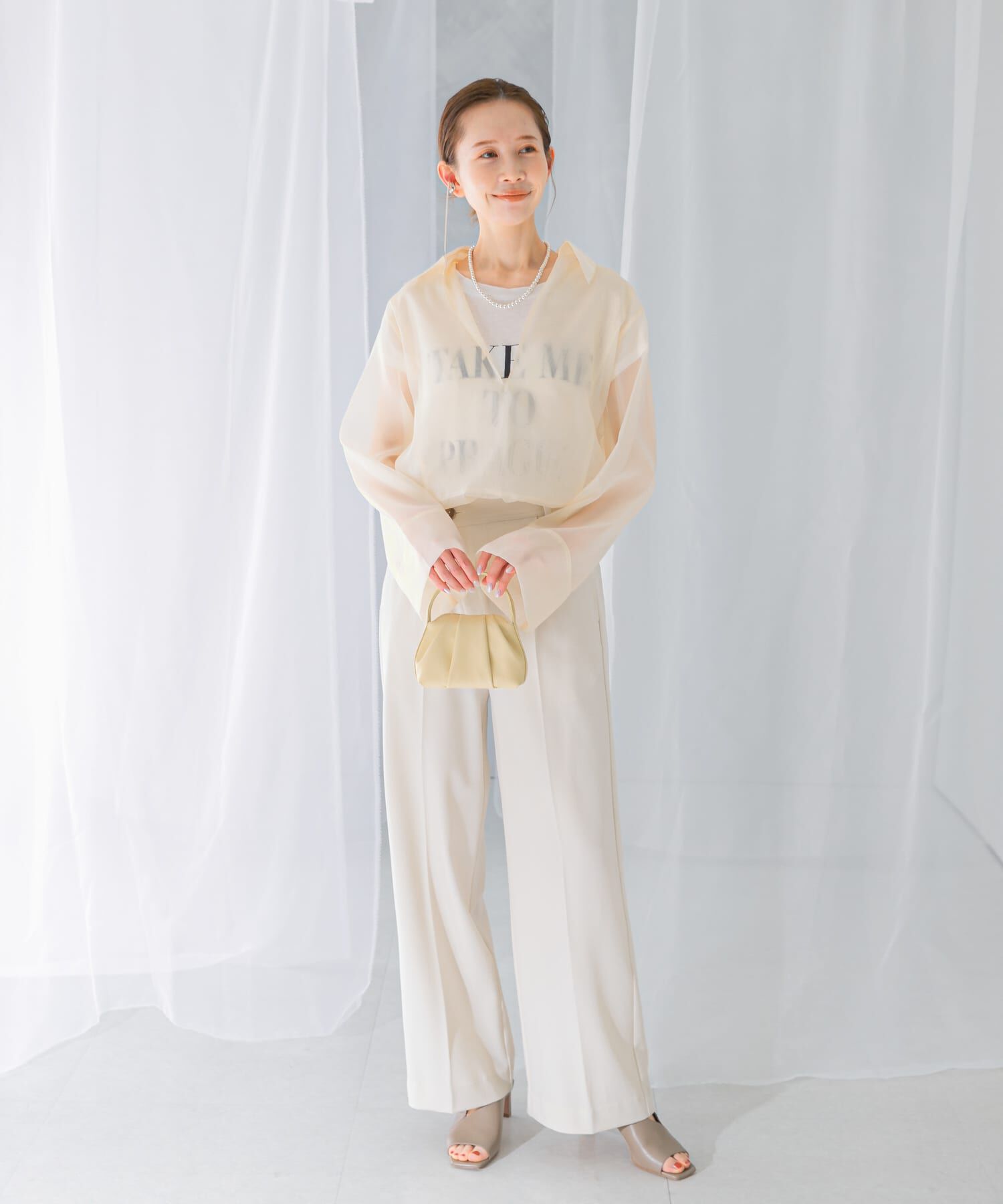 URBAN RESEARCH ROSSO「シアースキッパーロングシャツ」|シャツ・ブラウス|