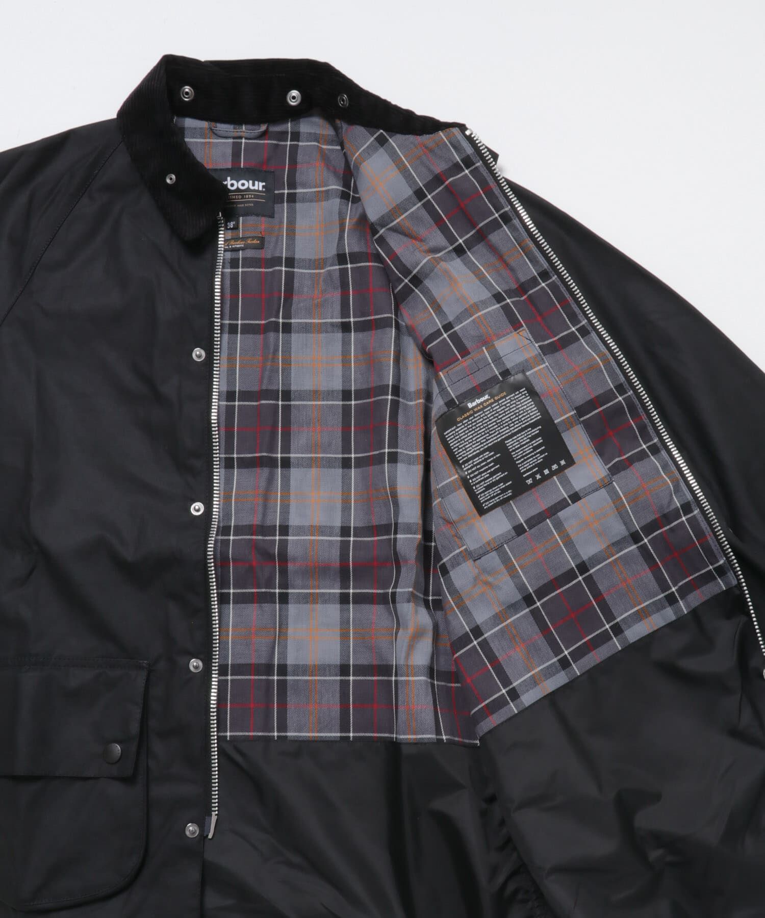 URBAN RESEARCH DOORS「Barbour　OS SOLWAY WAX JACKET」|ノーカラーコート|