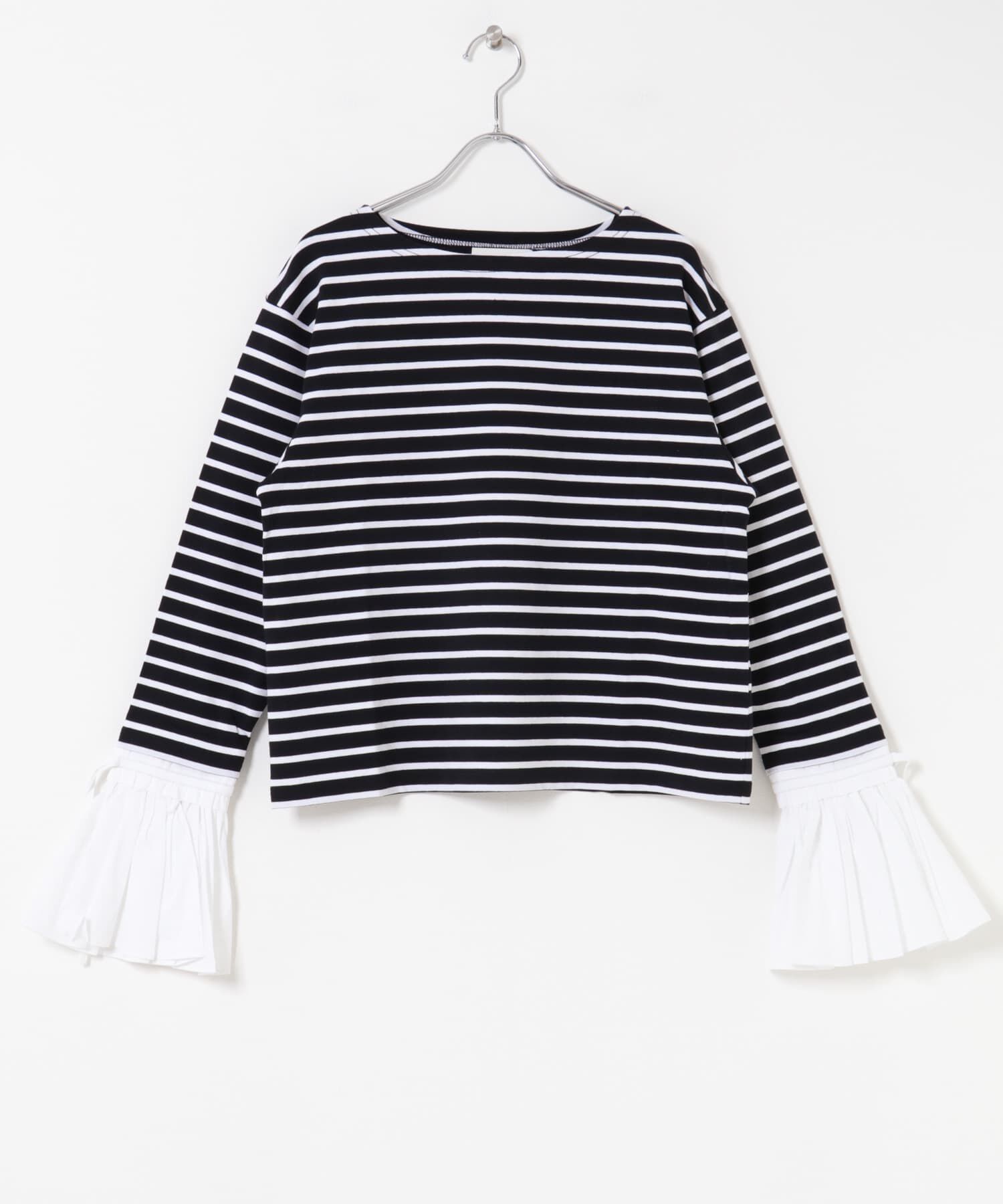 URBAN RESEARCH ROSSO「Mewl　シャツスリーブボーダーTOPS」|Tシャツ・カットソー|