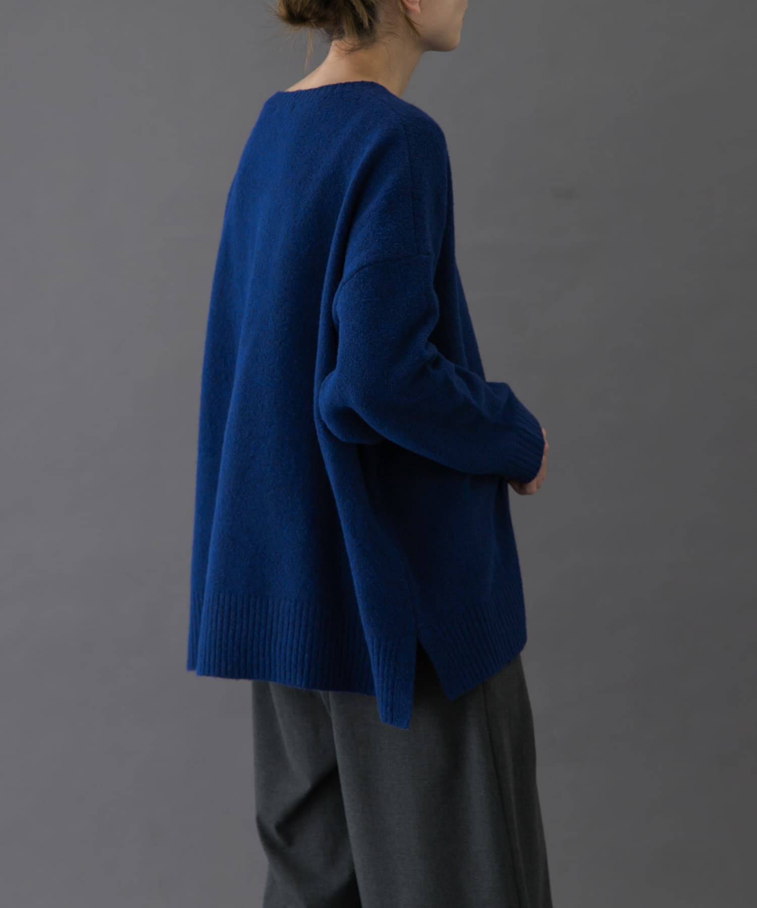 URBAN RESEARCH DOORS「FORK&SPOON　コットンブレンドチュニックニット」|ニット・セーター|