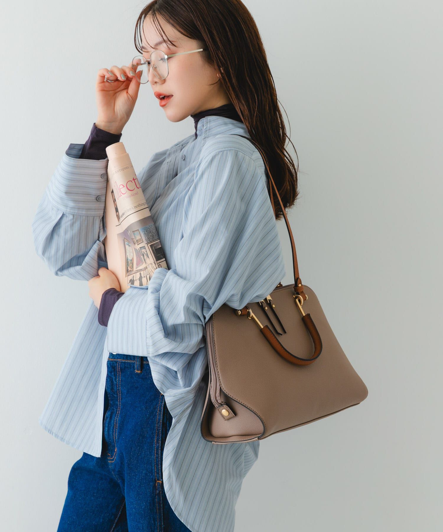 RODE SKO「『インフルエンサーayaさんコラボ』プチ2WAYハンドバッグ」|ハンドバッグ|