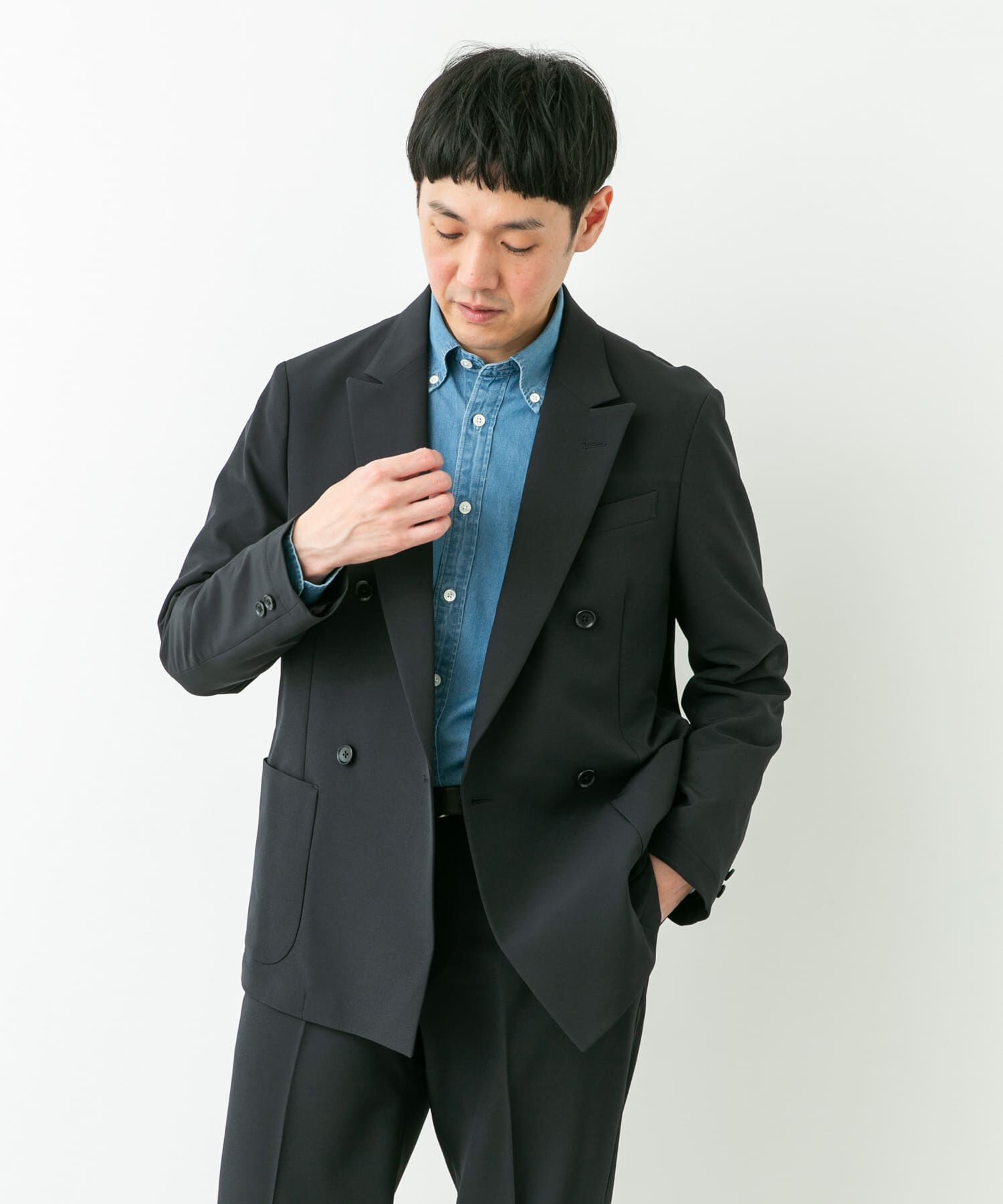 URBAN RESEARCH DOORS「LIFE STYLE TAILOR　4WAYストレッチコンフォータブルダブルジャケット」|その他|