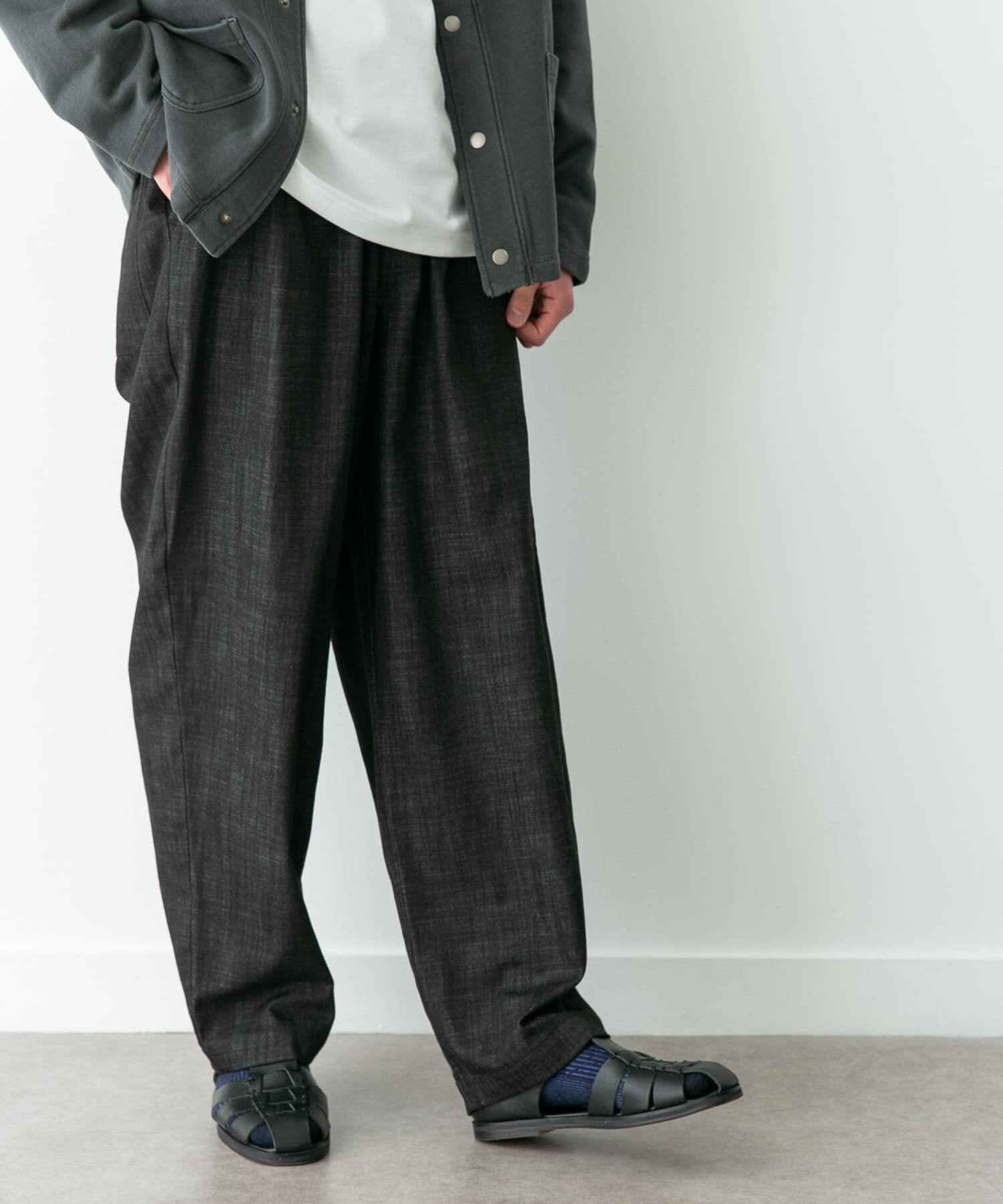 Sonny Label 「デニムライクイージーワイドパンツ」|デニム|