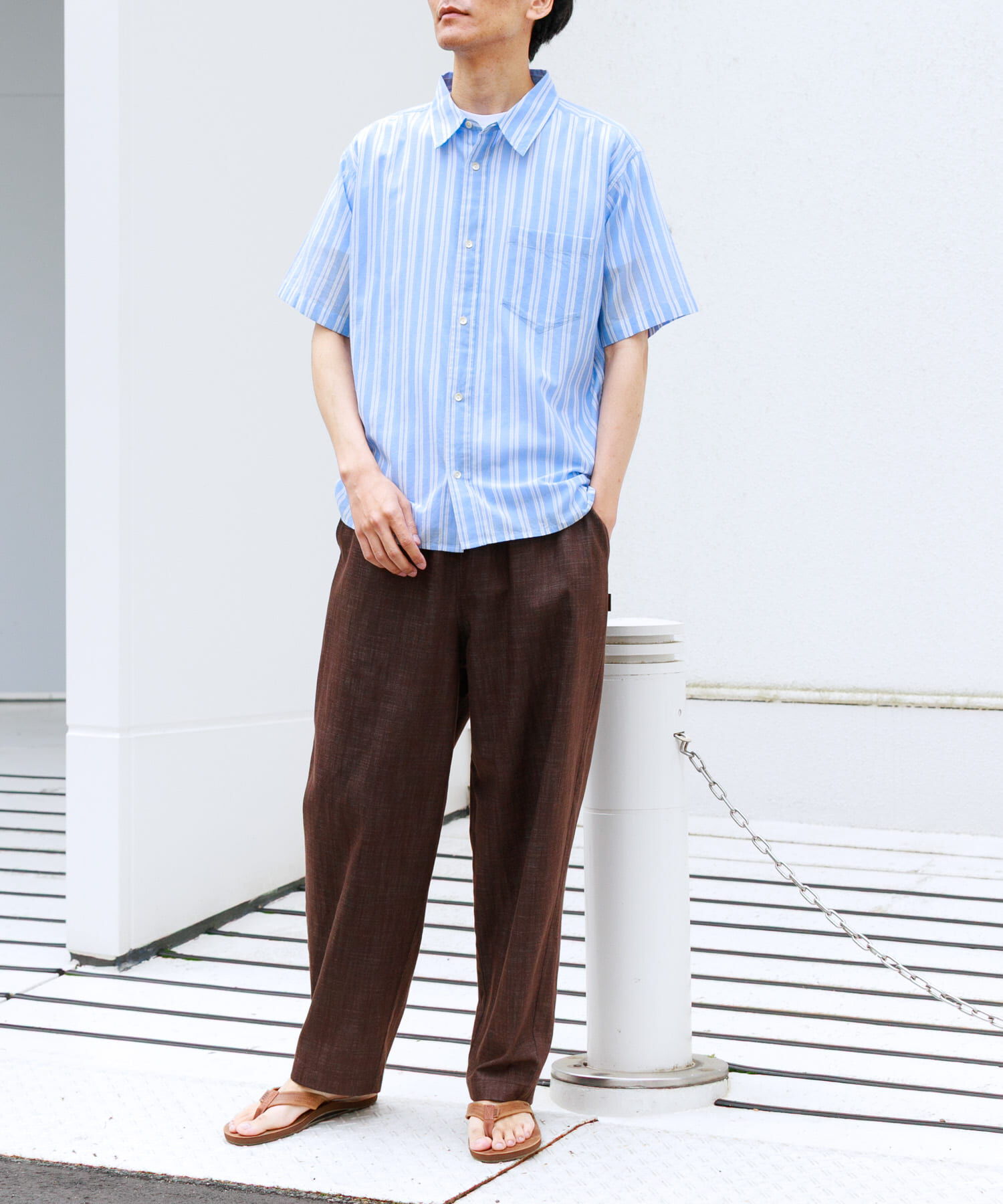 Sonny Label 「デニムライクイージーワイドパンツ」|デニム|