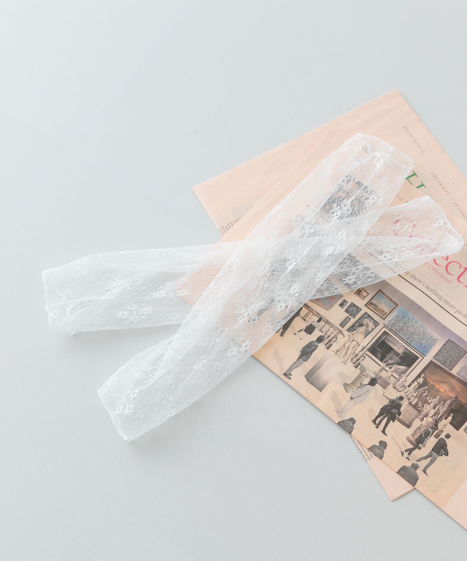 RODE SKO「レースアームカバー」|手袋|ホワイト