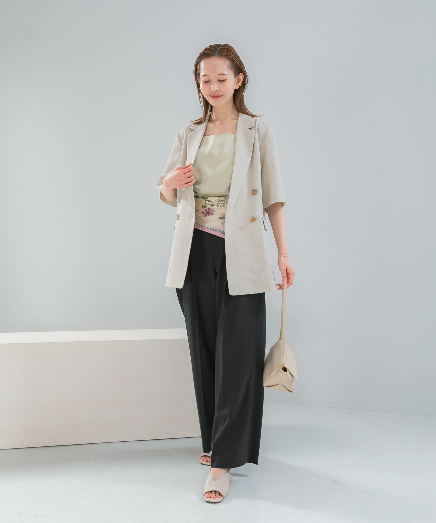 URBAN RESEARCH ROSSO「防シワ リネンライクハーフスリーブジャケット」|その他|