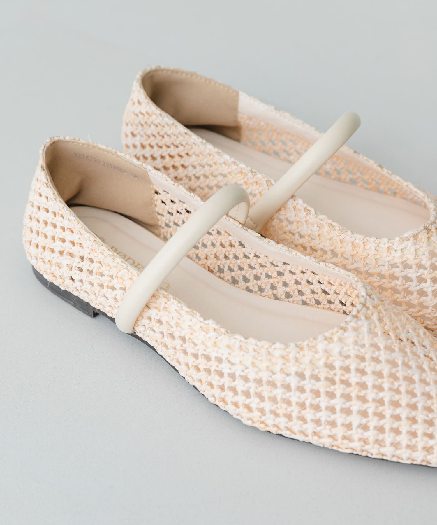 RODE SKO「ピープトゥベルトメッシュフラット」|その他|