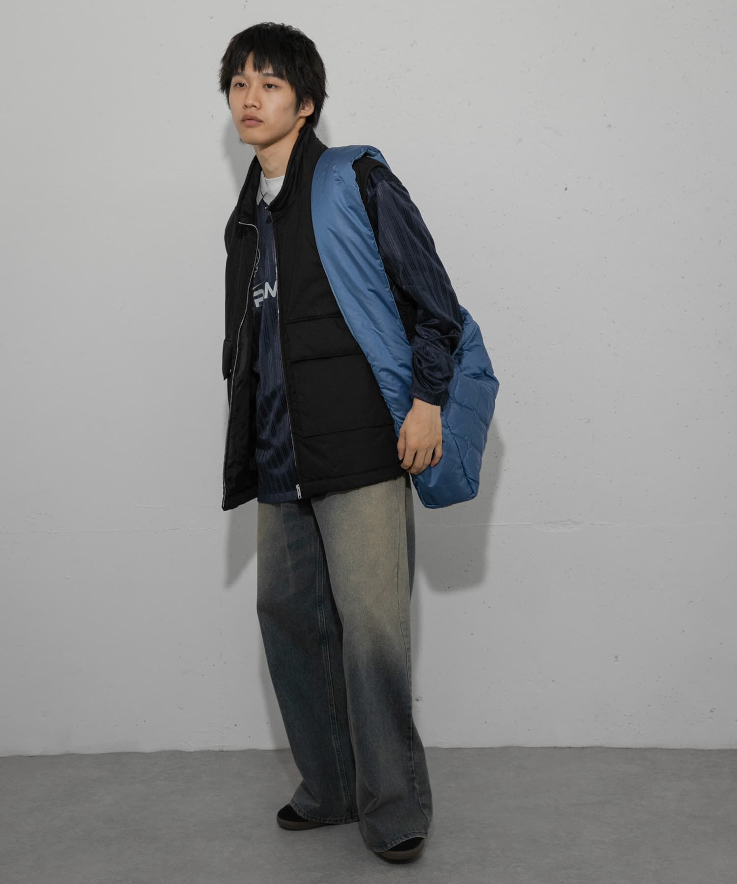 SENSE OF PLACE by URBAN RESEARCH「ダブルポケットトラックベスト」|ダウンベスト・ベスト|