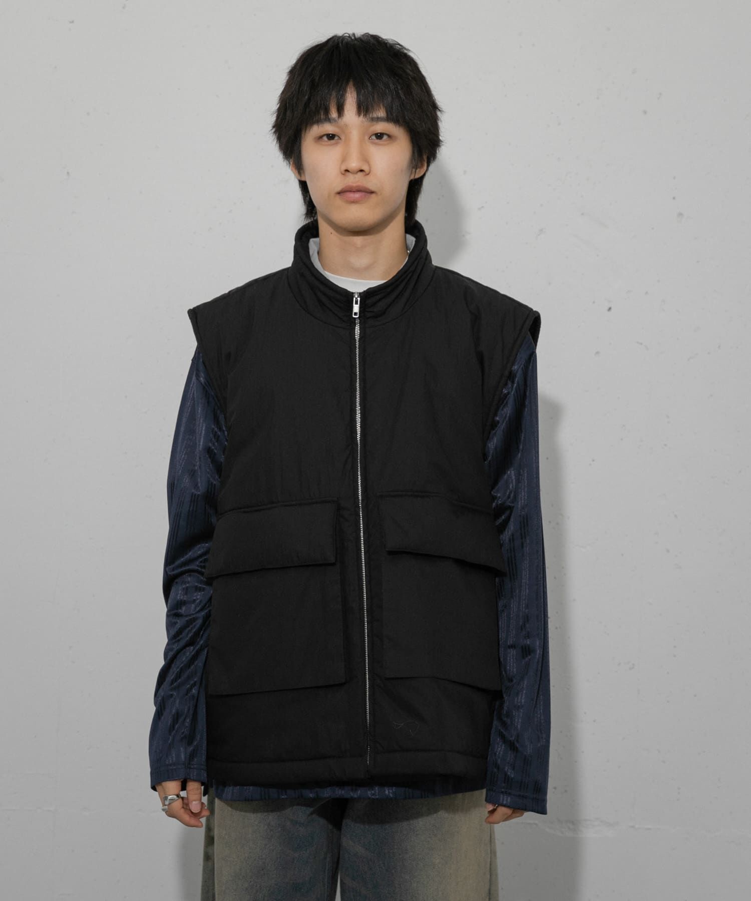 SENSE OF PLACE by URBAN RESEARCH「ダブルポケットトラックベスト」|ダウンベスト・ベスト|