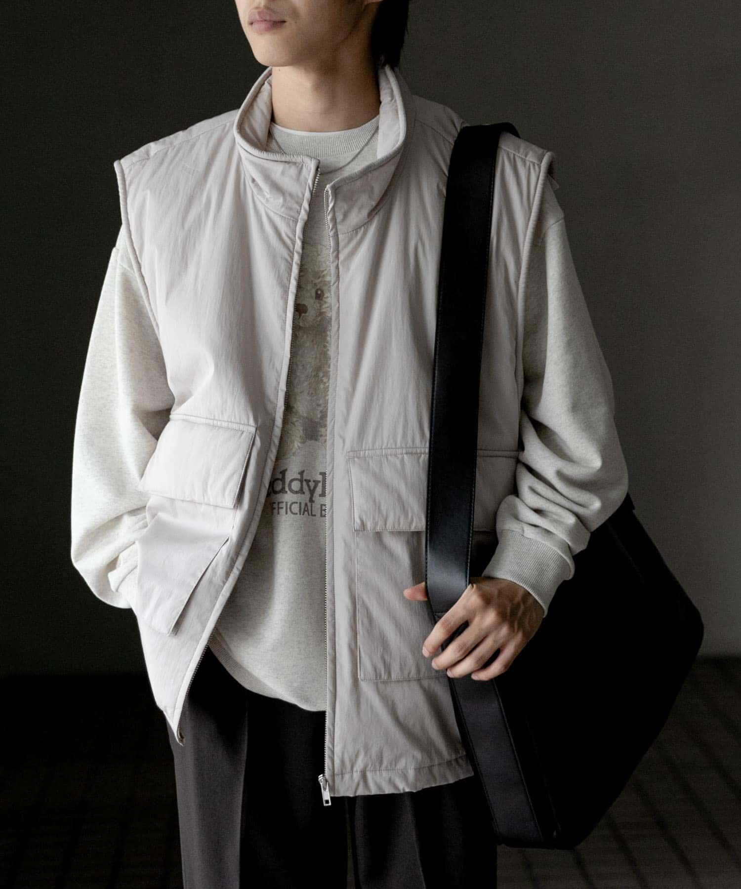 SENSE OF PLACE by URBAN RESEARCH「ダブルポケットトラックベスト」|ダウンベスト・ベスト|