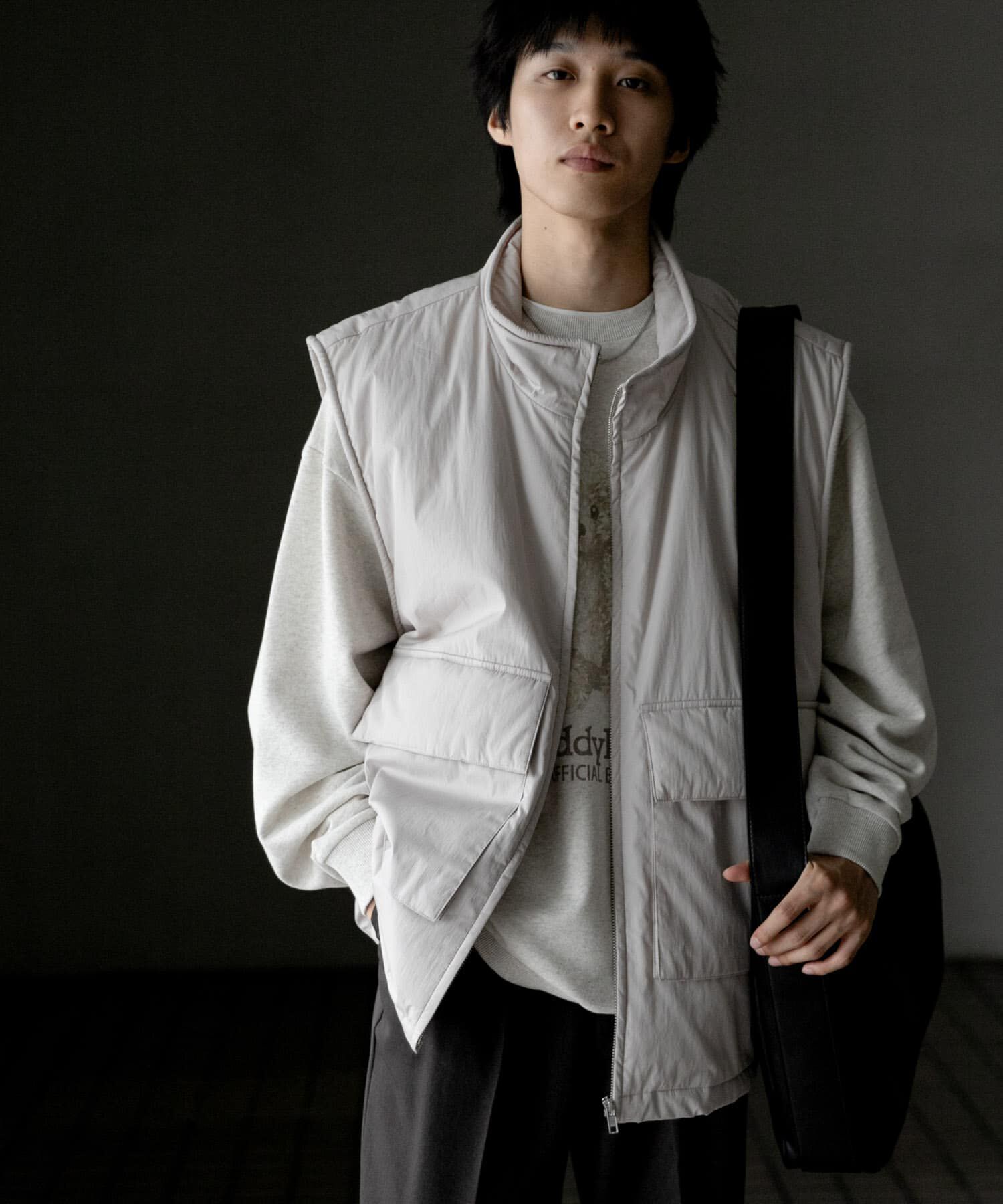 SENSE OF PLACE by URBAN RESEARCH「ダブルポケットトラックベスト」|ダウンベスト・ベスト|