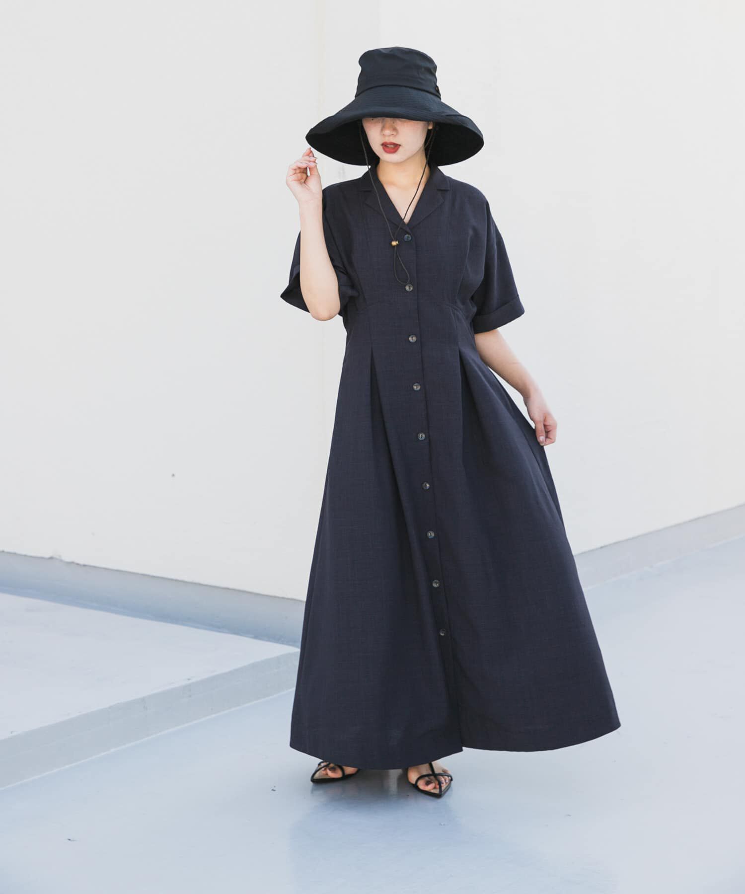 SENSE OF PLACE by URBAN RESEARCH「ウエストタックシャツワンピース」|ワンピース|