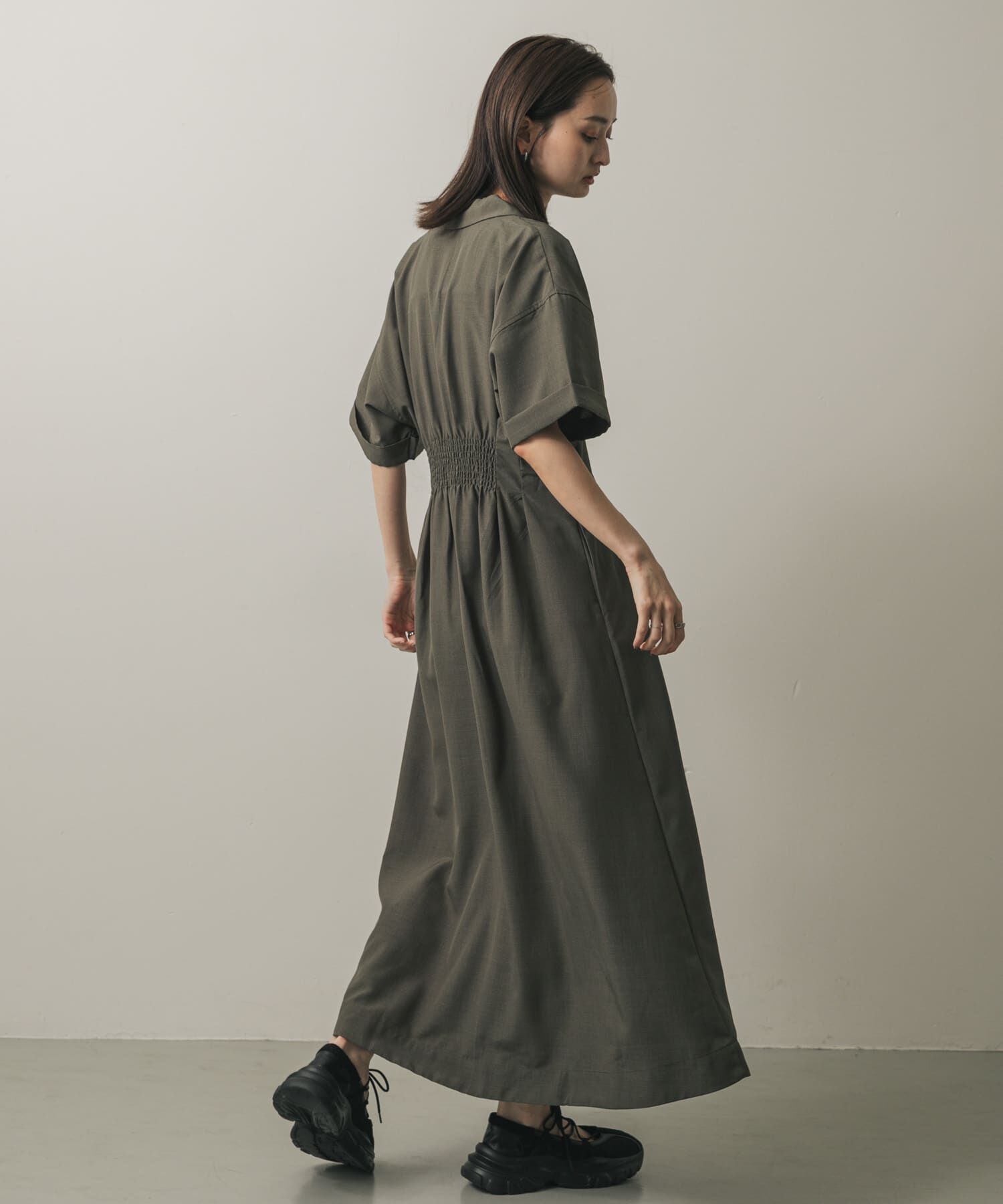 SENSE OF PLACE by URBAN RESEARCH「ウエストタックシャツワンピース」|ワンピース|