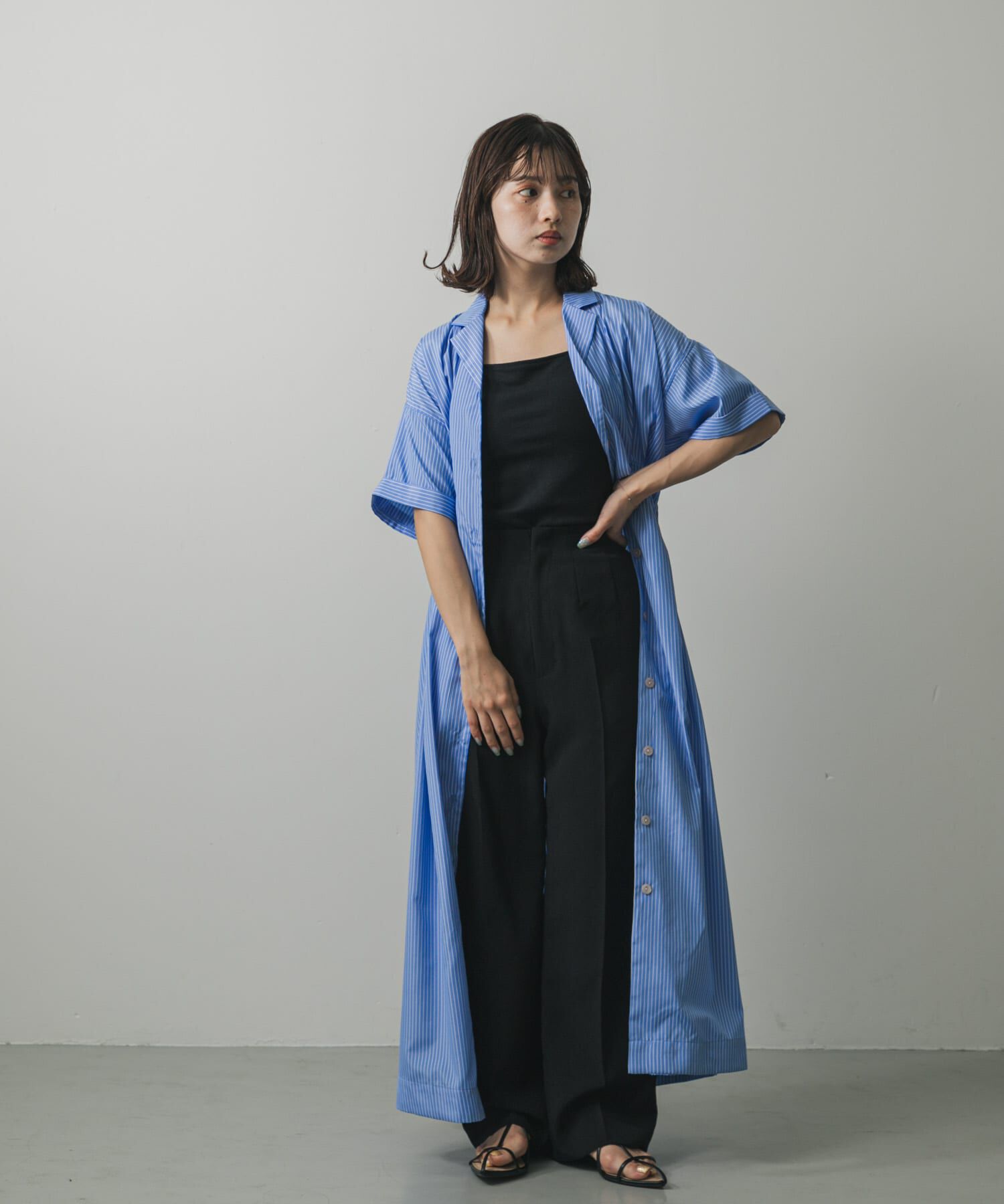 SENSE OF PLACE by URBAN RESEARCH「ウエストタックシャツワンピース」|ワンピース|