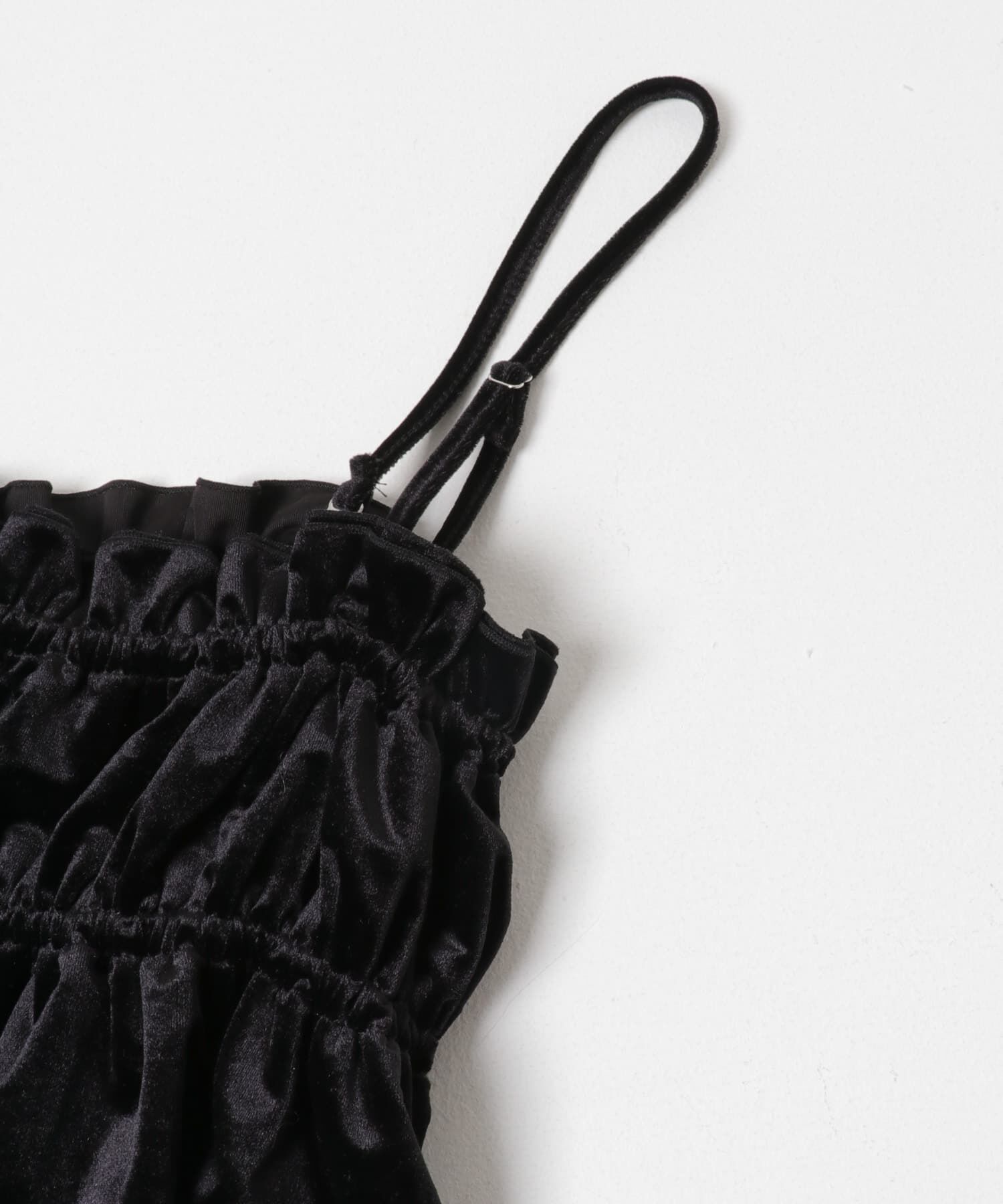 SENSE OF PLACE by URBAN RESEARCH「『洗濯可』フリルビスチェセットベロアトップ」|Tシャツ・カットソー|