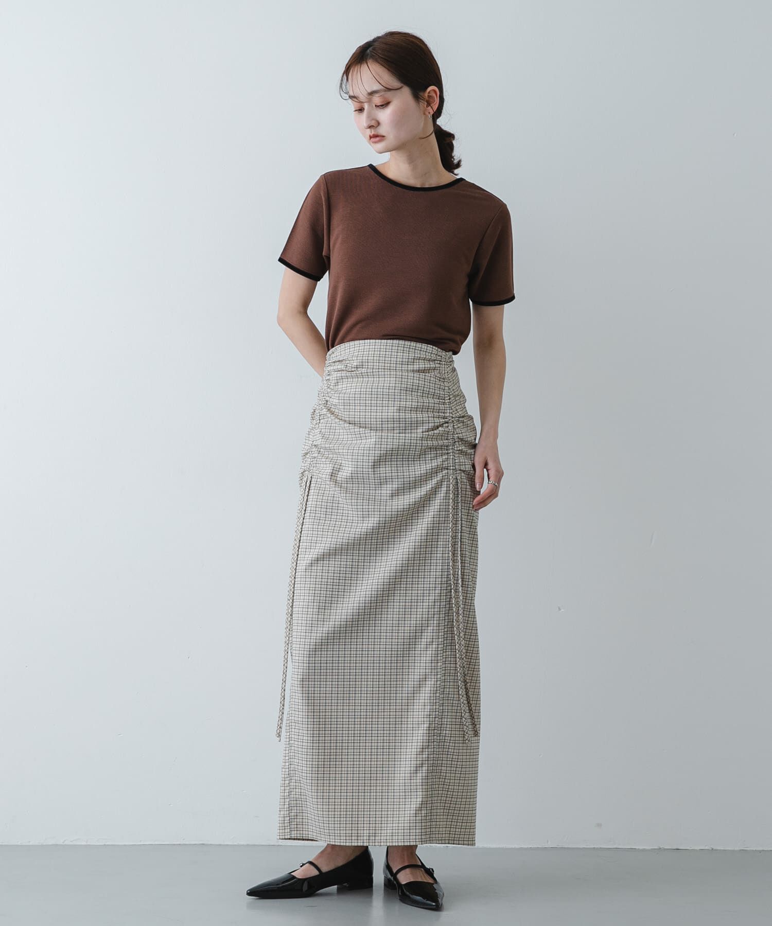 SENSE OF PLACE by URBAN RESEARCH「バックオープンリンガーTシャツ(半袖)」|Tシャツ・カットソー|