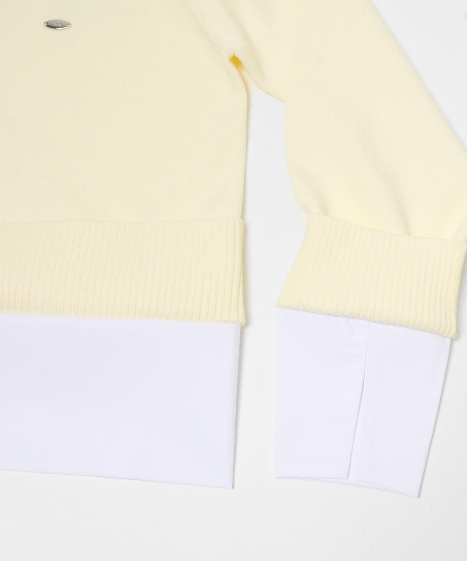 SENSE OF PLACE by URBAN RESEARCH「『洗濯可』プレートツキシャツドッキングニットカーディガン」|ニット・セーター|