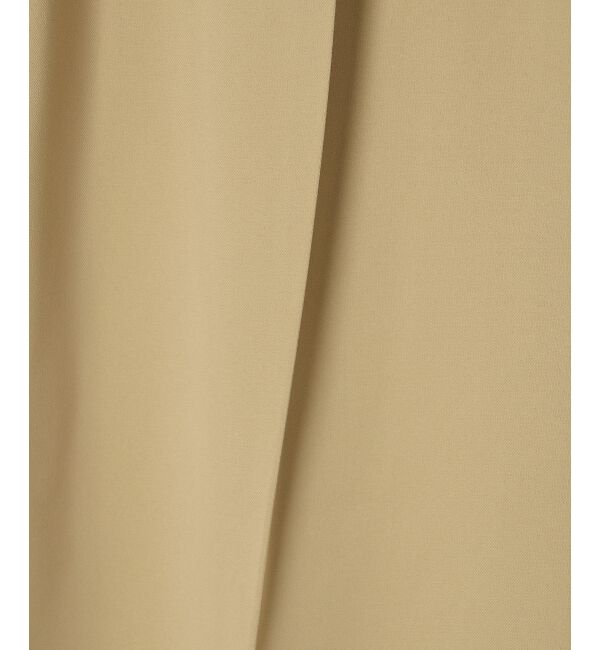 le.coeur blanc「《手洗い可能》ベルト付きハイウエストワイドパンツ」|チノ|