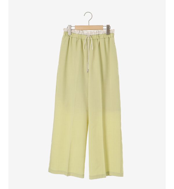  「《さらっとした素材感》タンブラーブッチャーイージーパンツ」|チノ|