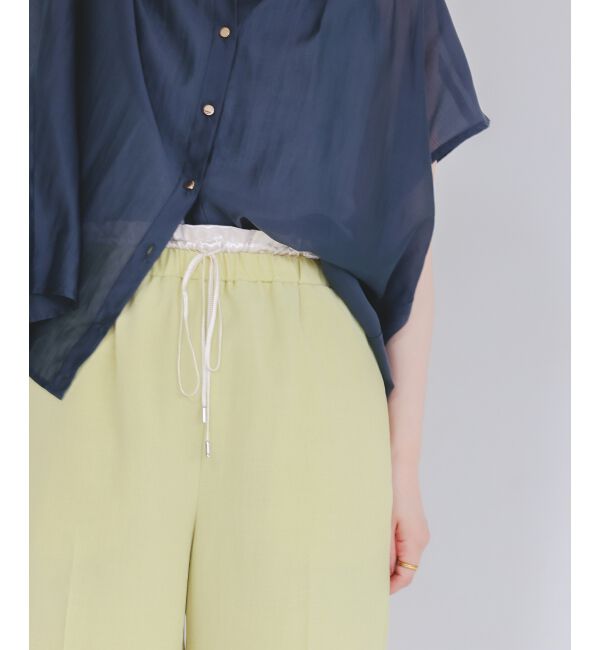  「《さらっとした素材感》タンブラーブッチャーイージーパンツ」|チノ|